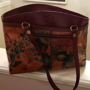 New With Tags Patricia Nash Multi Color Poppy Tote Shoulder Bag Handbag